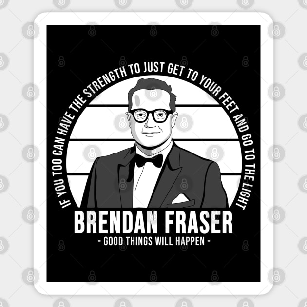 Brendan Fraser Sticker by ActiveNerd